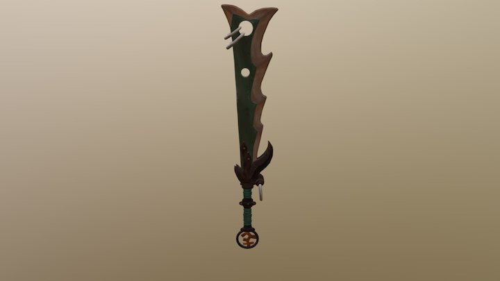 Runescape God Sword 3D Model