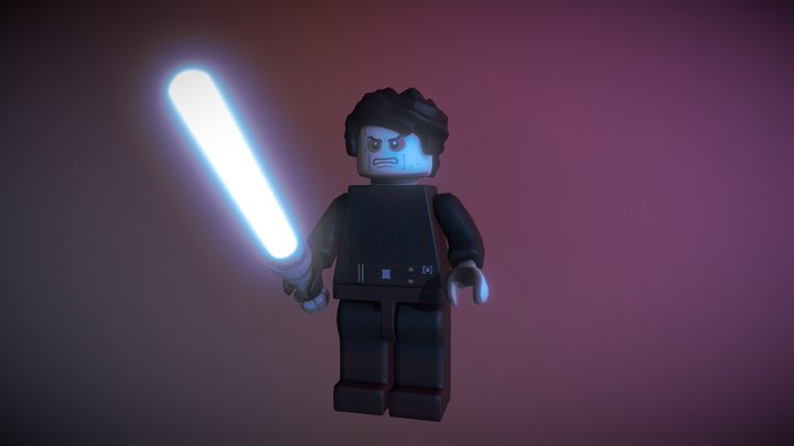 LEGO - Anakin Skywalker 3D Model