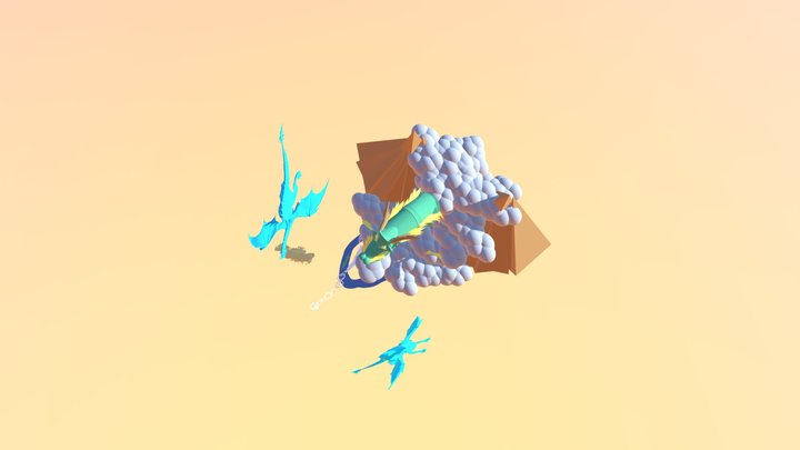 Dragon Fight (1) 3D Model