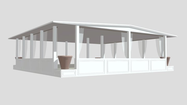 Summer Cafe 3D Model