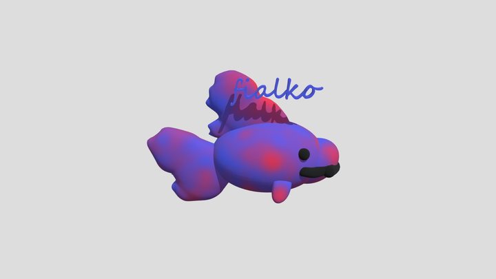 FIALKO the fish 3D Model