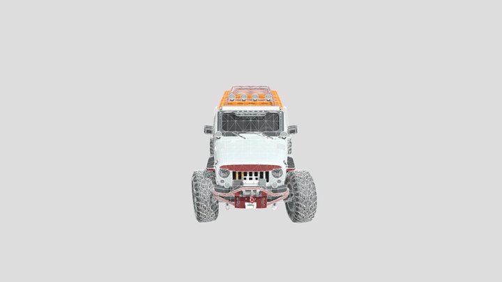 Jeep_wrangler_for_car_game 3D Model