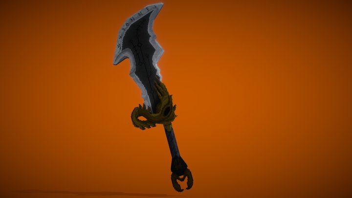 God of War - Blades of Chaos (Low-poly) 3D Model