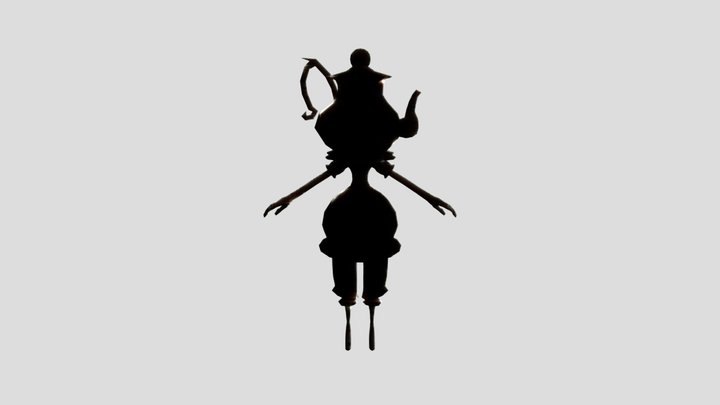 茶壺 3D Model