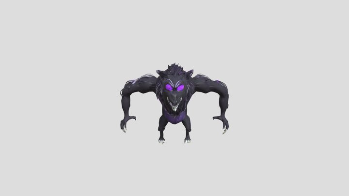 Werewolf Warrior 3D Model