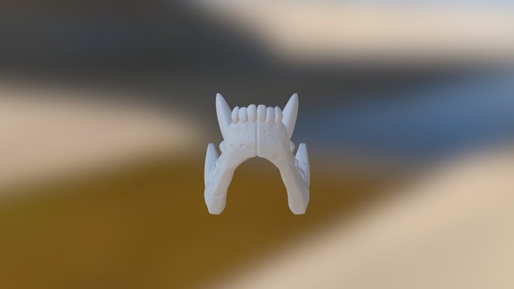 3DKitbash Wolf Skull (3 of 6) 3D Model