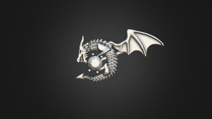 Dragon earring 3D Model