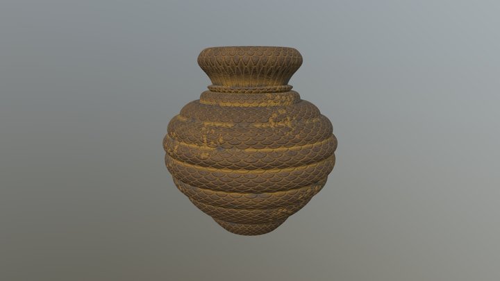 Ancient Egyption Pottery (2) 3D Model