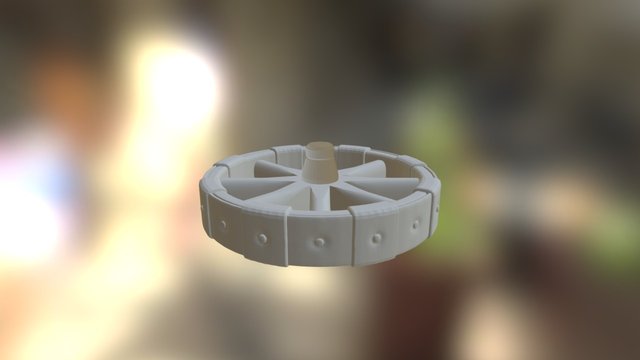 Cannon Wheel 3D Model