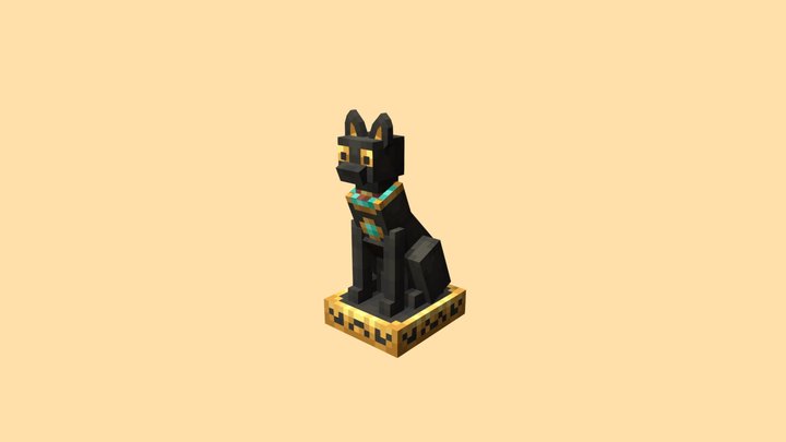 Egypt cat 3D Model