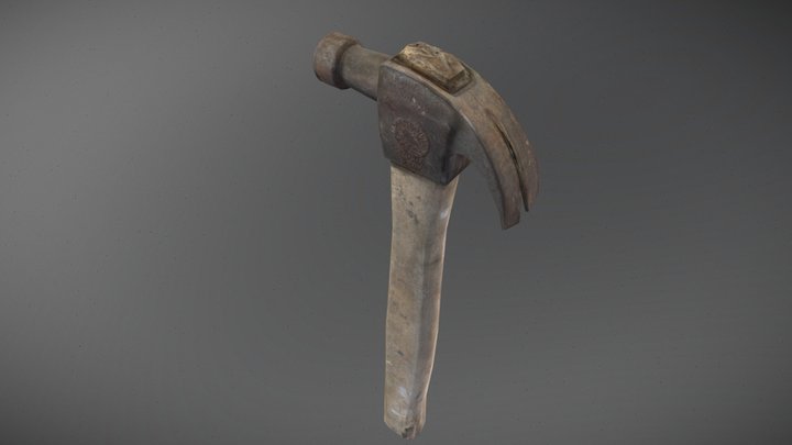 Hammer Vintage Worn 3D Model