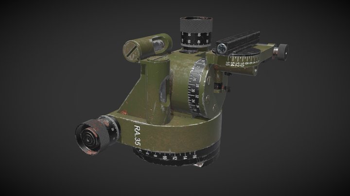 RA35 Mortar Sight 3D Model