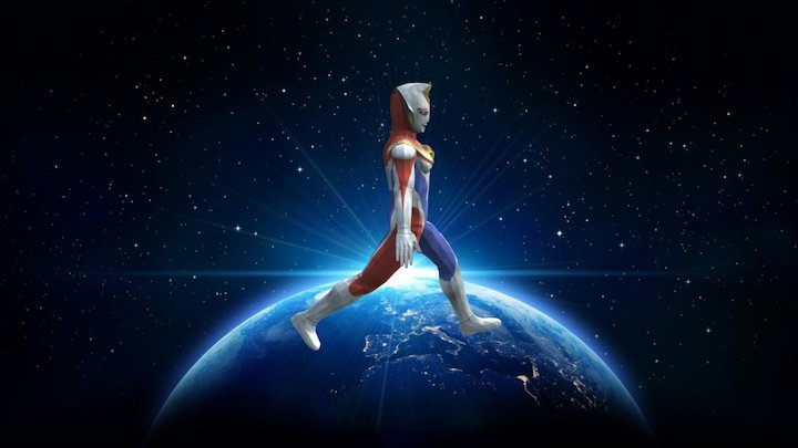Ultraman Dyna 3D Model