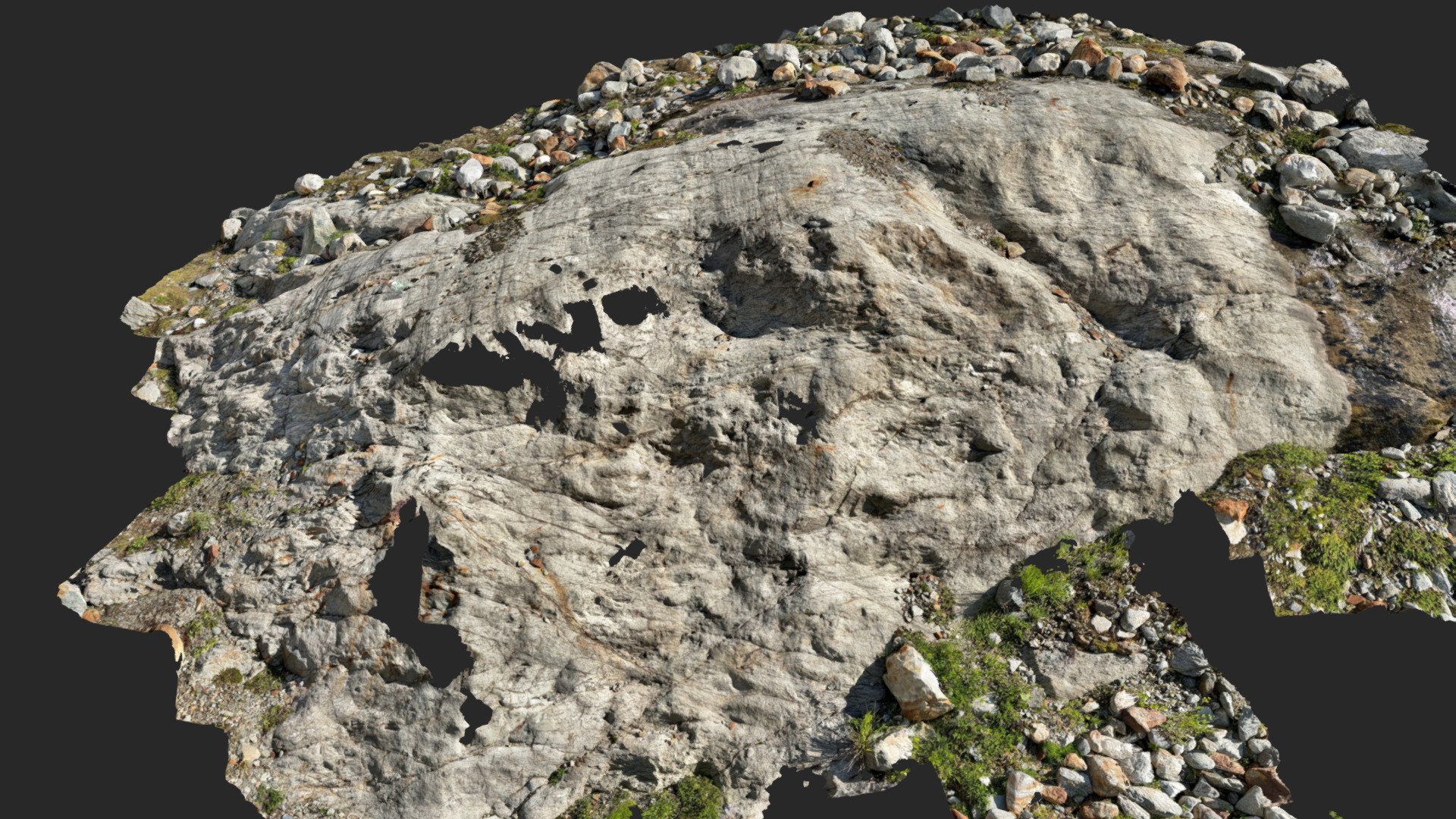 Rock Cliff lidar scan Download Free 3D model by zexell [dc08dac