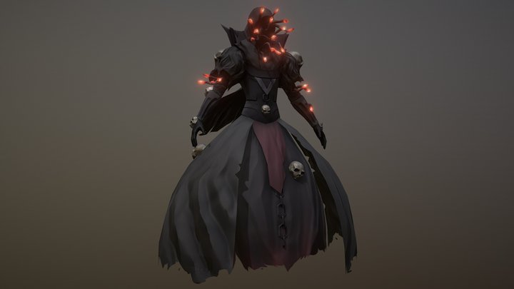 Female Wraith 3D Model
