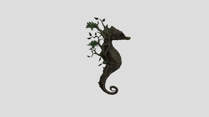 Leafy Seahorse – Free 3D Model STL