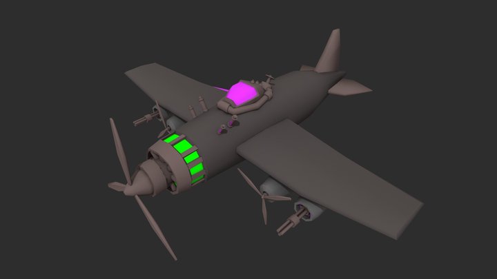 JinxWinx - Unwrap + Color Blockout 3D Model
