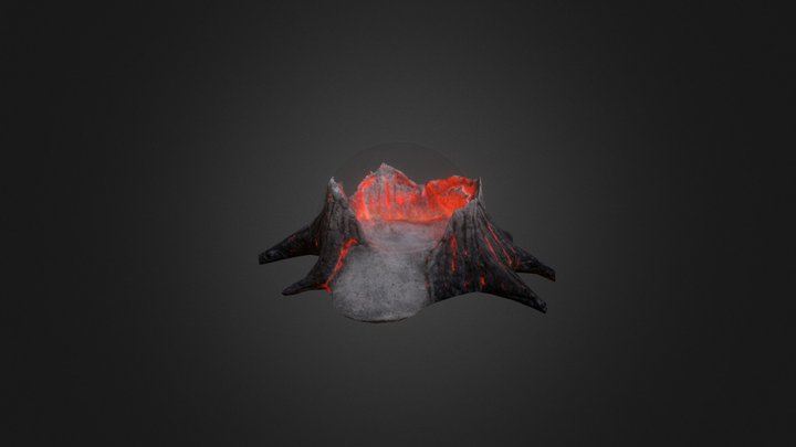 Fire Dragon Nest 3D Model