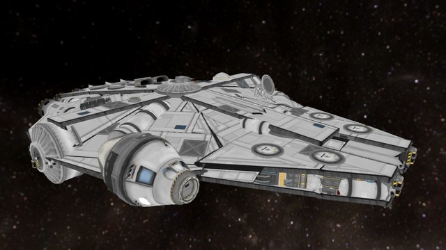 Millennium Falcon 3D Model