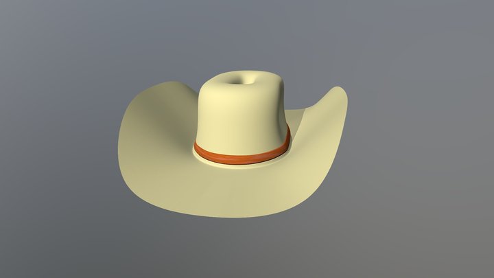 Men Hat 3D model