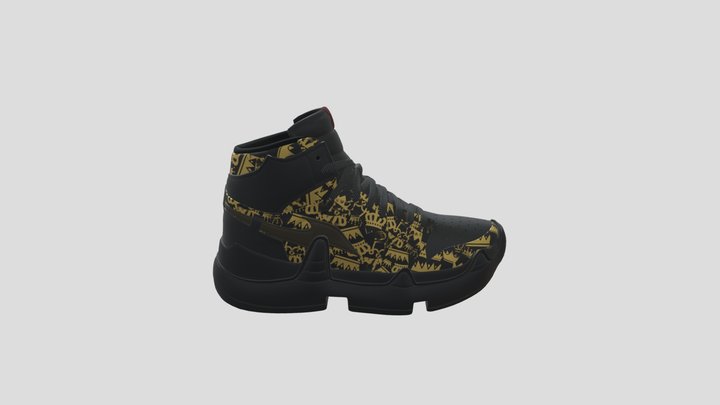 RTFKT-King Shoe (Black)2 3D Model