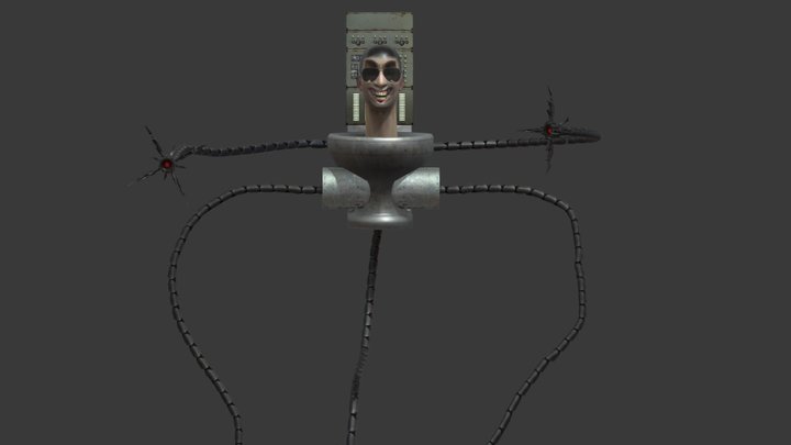 octopus toilet (skibidi) 3D Model