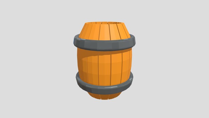 Barrel of animation 3D Model