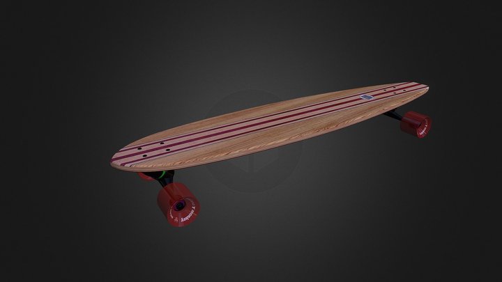Skateboard_AP_Longboard 3D Model