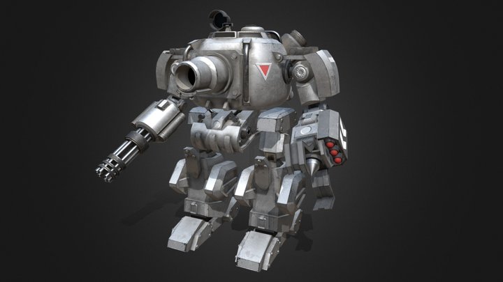 Super Vehicle Walker Type 001 "SLUG GUNNER" 3D Model
