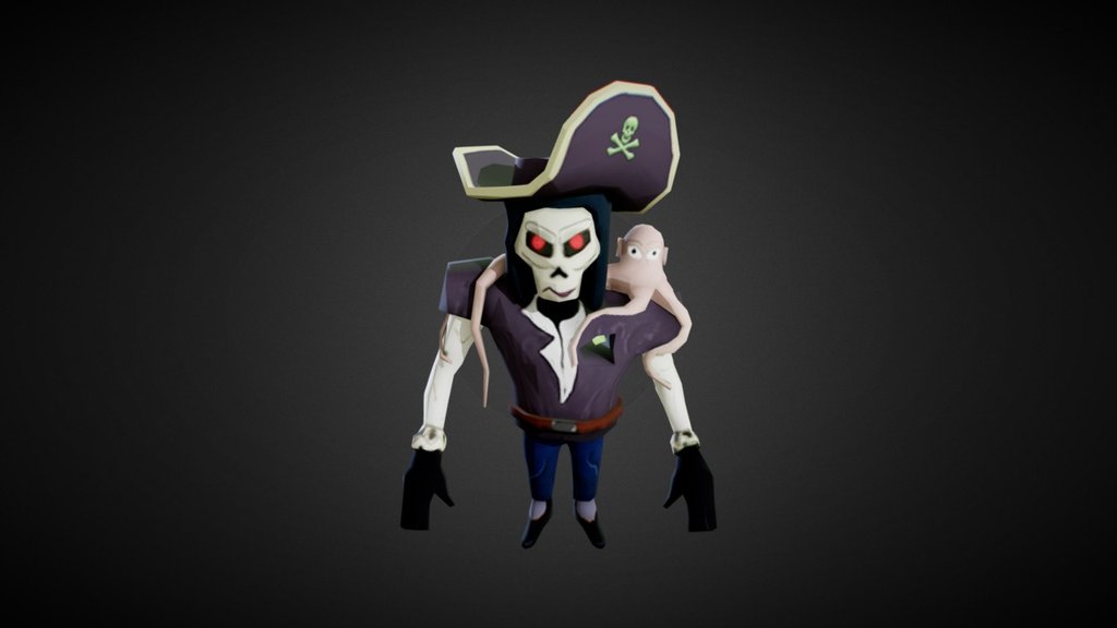 Pirate - 3D model by Pablo M. Bravo (@kililoqey) [dc121fb] - Sketchfab