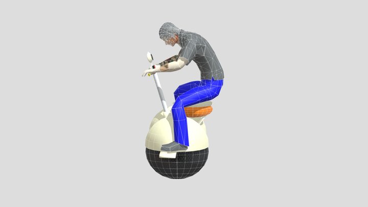 Untitled.iki+teker+motorsiklet 3D Model