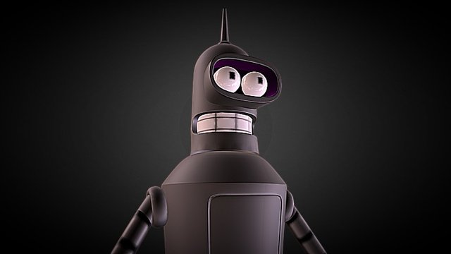 Bender Bending Rodriguez 3D Model