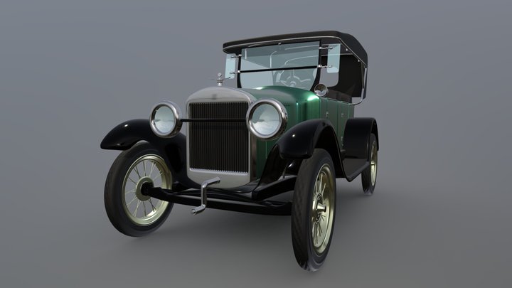 Ford Model T- 1927 3D Model