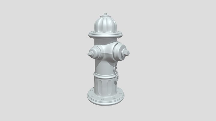 Fire Hydrant - ETSU Modeling for Entertainment 3D Model