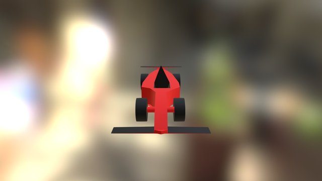 Formule 1 auto 3D Model