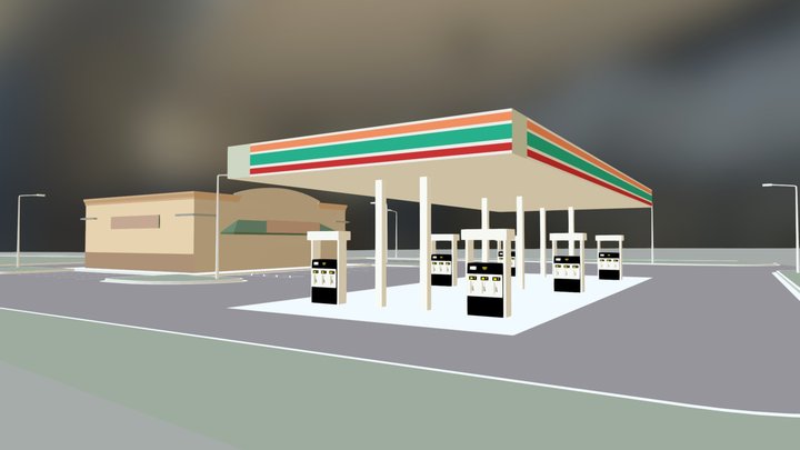 7-Eleven 3D Model