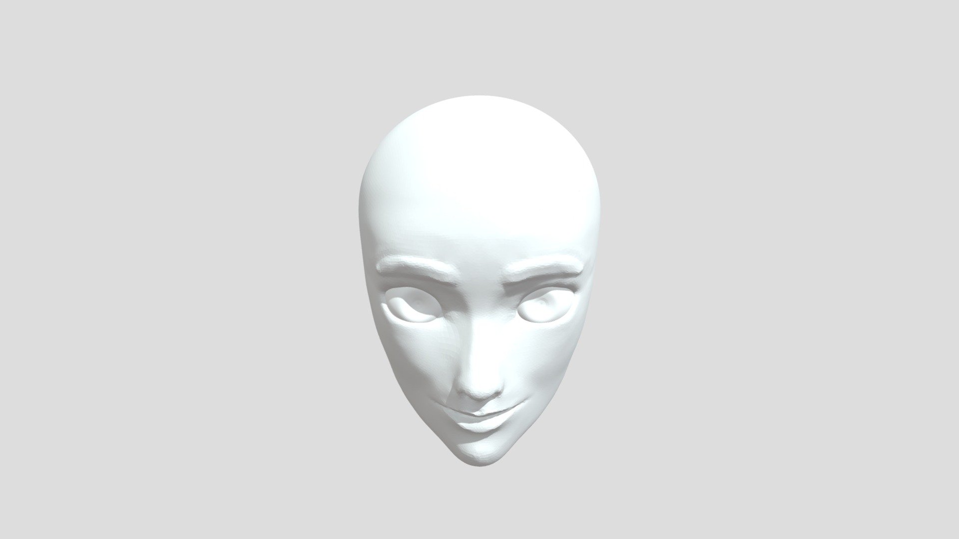 Female face sculpt(critiques welcome)