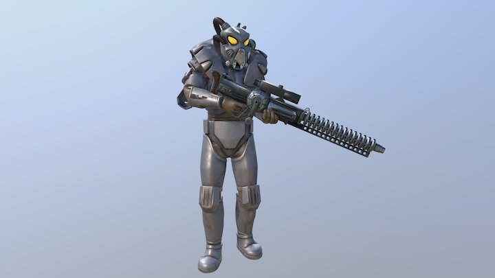 Fallout: Enclave Soldier / Advanced Power Armor 3D Model