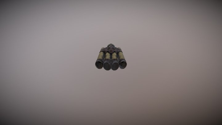Boneduster - Hard Surface Weapon Study 3D Model