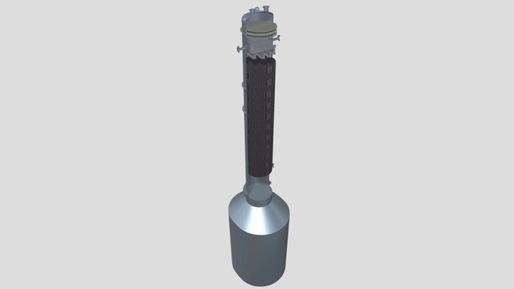 Torre de recuperação de glicerina 3D Model