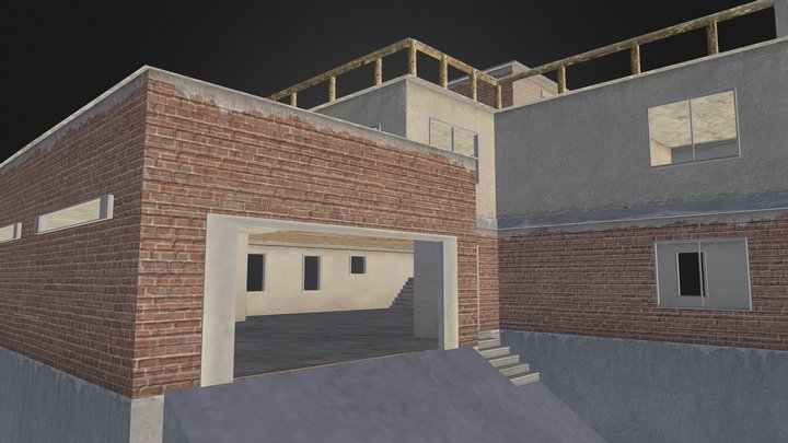 PUBG Mobile Solo Squad House 3D Model
