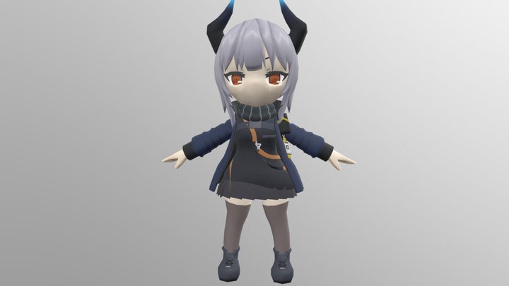 Liskam[Arknights] 3D Model