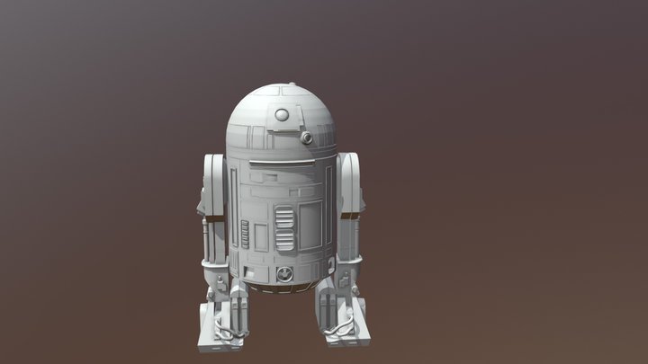 R2d2 3D Model