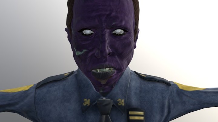 The Purple Guy 3D Model