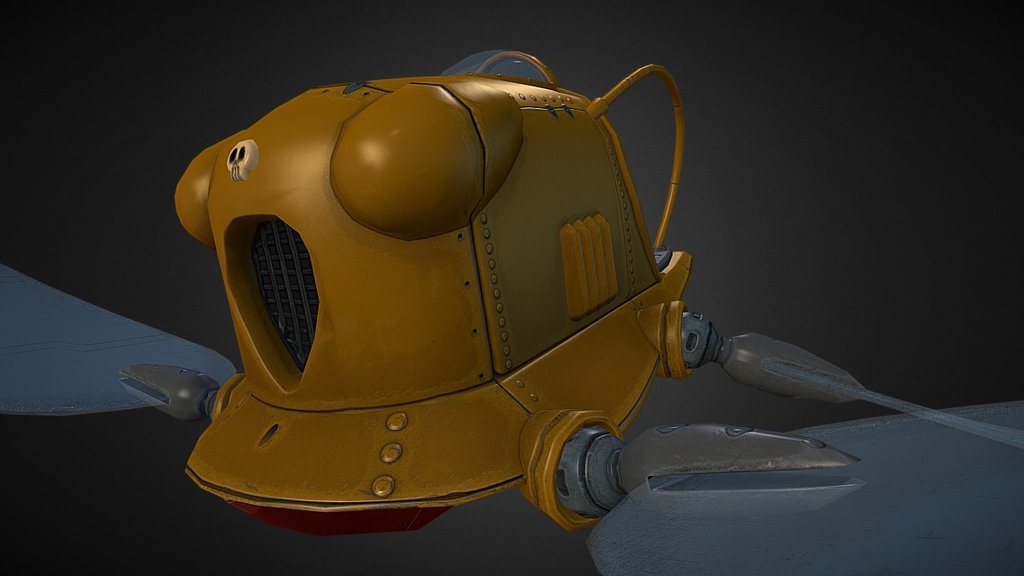 Flapter Air Skiff - 3D model by Chris Vera (@kurisama) [dc1b4fc ...