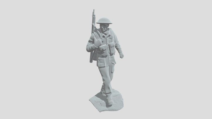 Infantry Soldier 3D Model
