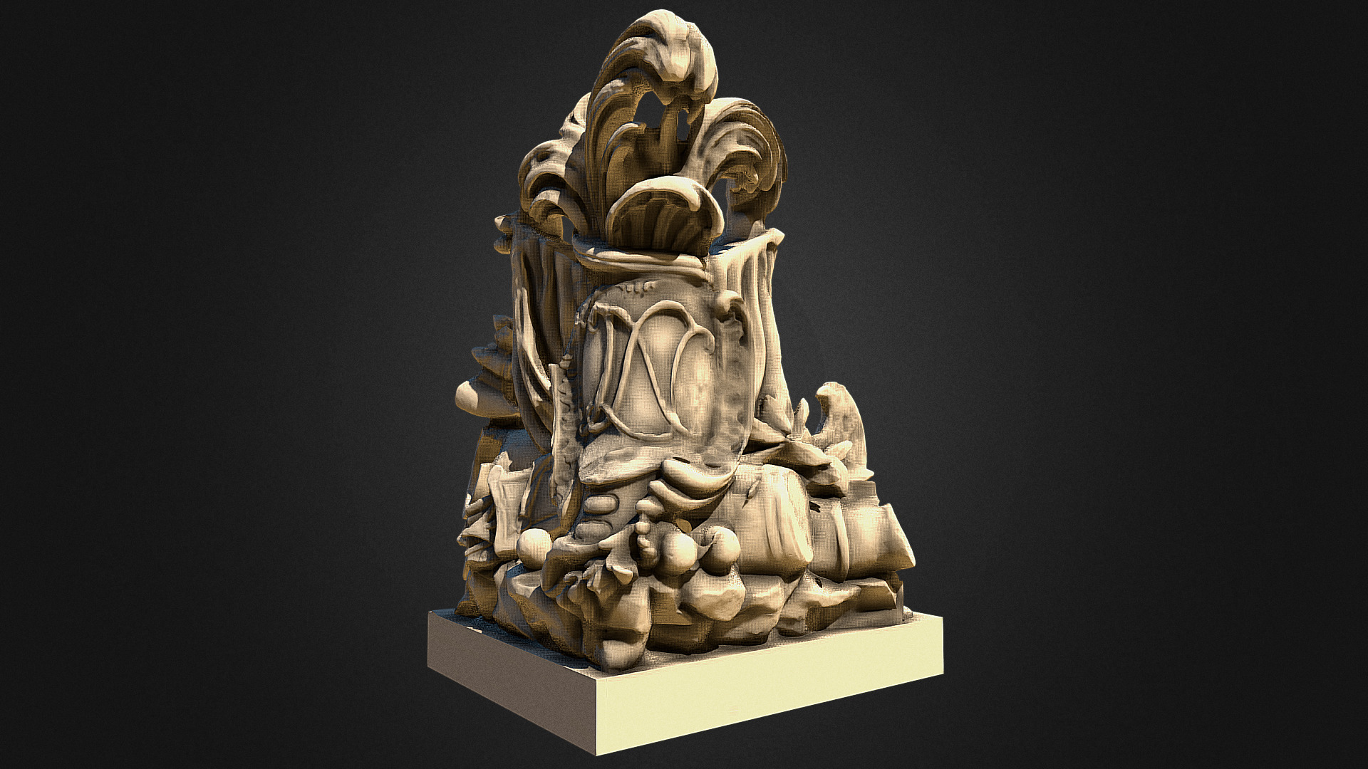 Groupe Sculpté 2 - 3D model by HERES [dc1c0de] - Sketchfab