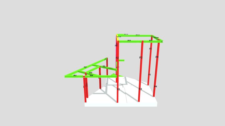 수유동 모델링넘버링 3D Model