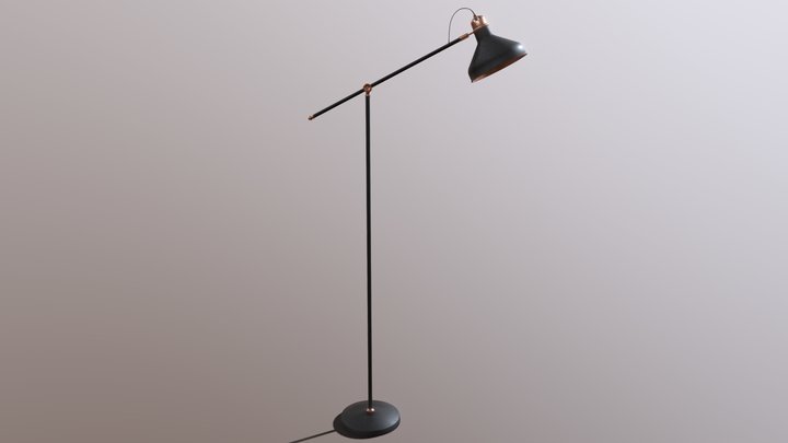 Standing Reading Lamp 3D Model