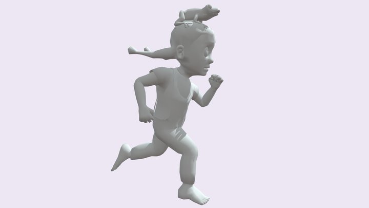 Patter Run Cycle 3D Model